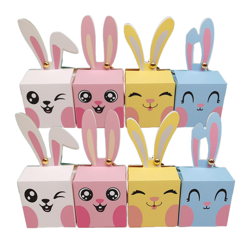 Baby Food For 1 Year Old - 12/24Pcs 만화 토끼 사탕 상자 행복