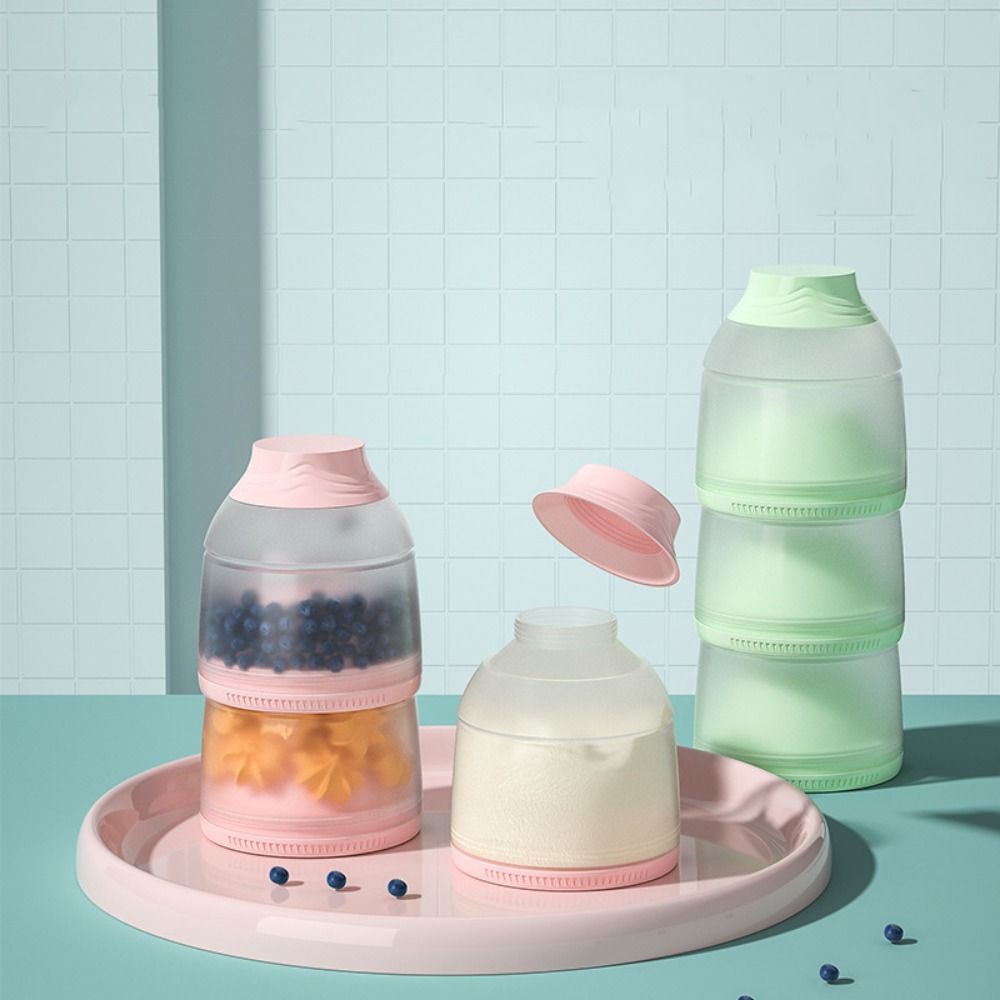 Baby Food Dispenser - 3단계 아기 분유 상자 칸막이 대용량