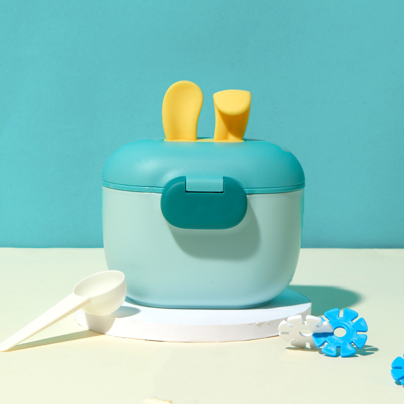 Baby Food Dispenser - 새로운 실리콘 토끼 귀 분유 디스펜서,