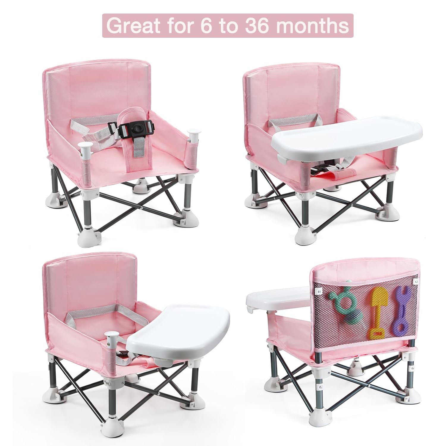 Baby Food Chart - 휴대용 3-in-1 아기 부스터 시트, 편안한
