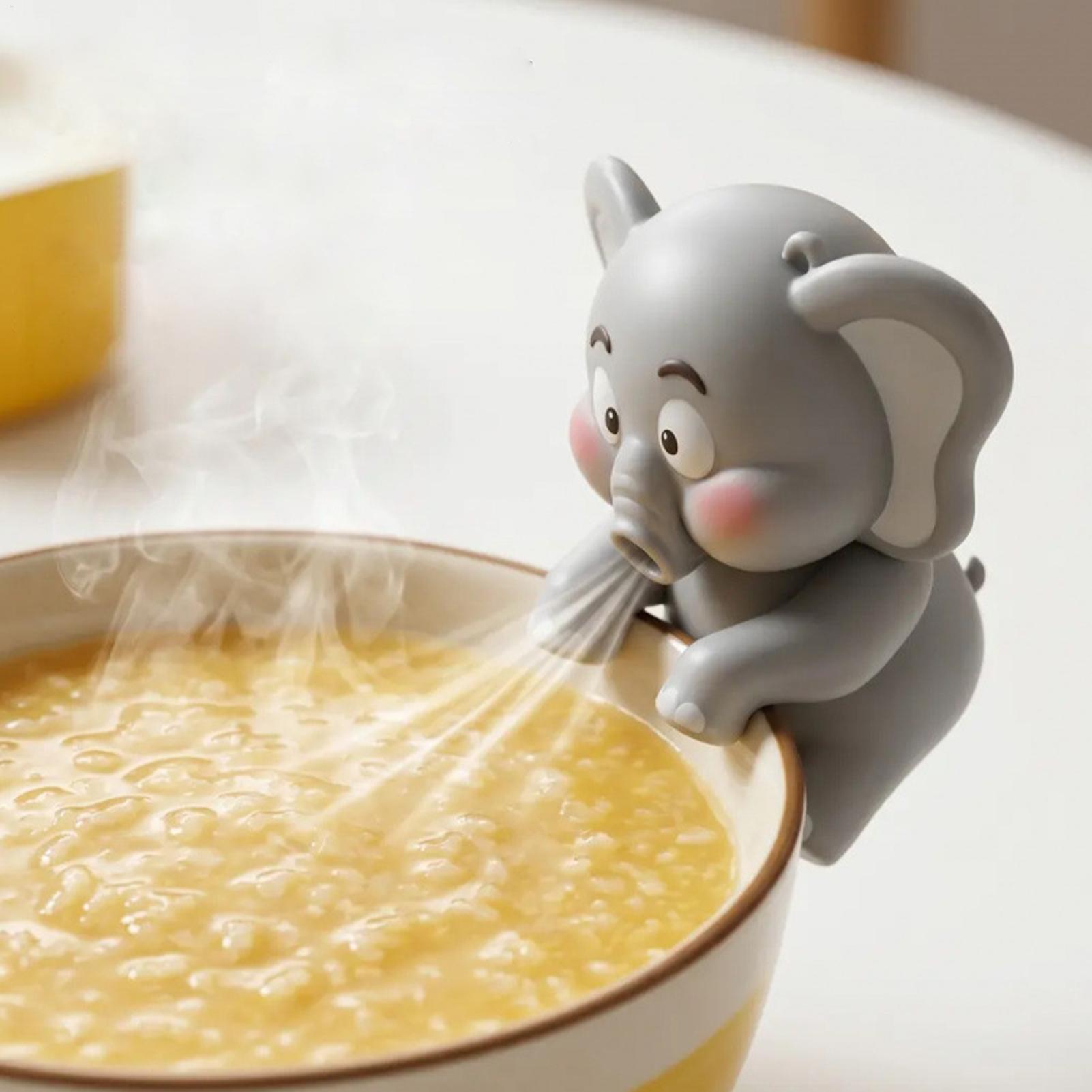 Baby Food Bowl - 귀여운 미니 음식 냉각 팬, 양손을