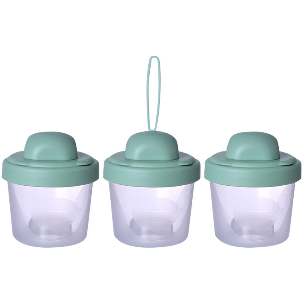 Baby Food Dispenser - 1세트, 3단 분리형 분유 디스펜서, 휴대용