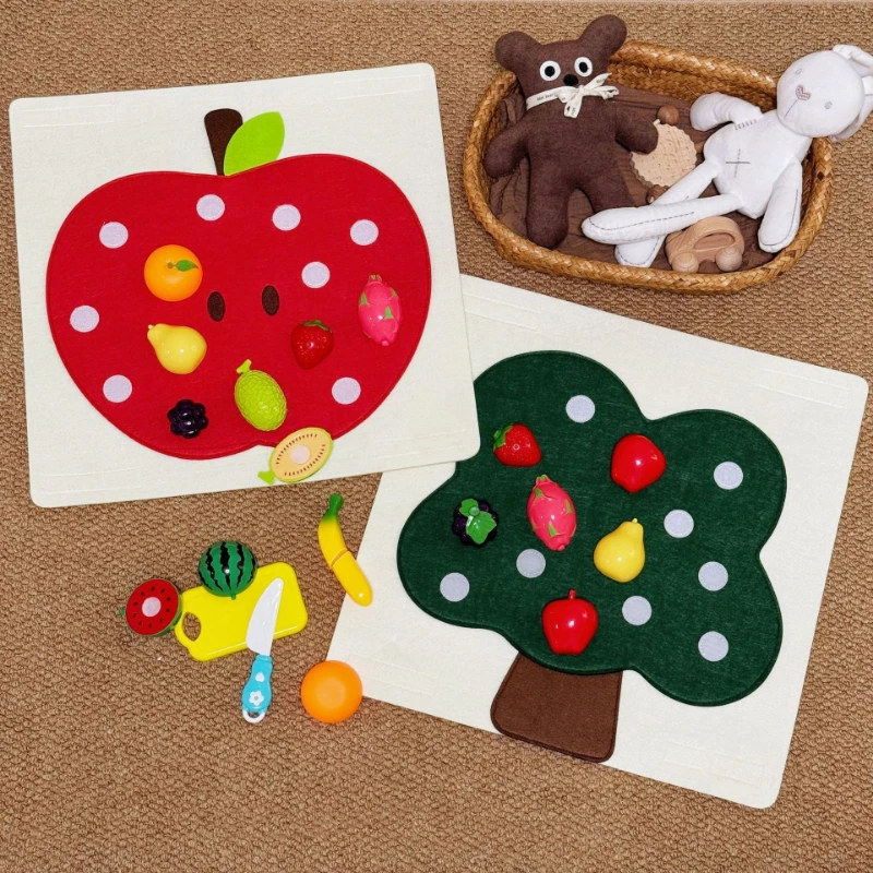 Baby Food Under 1 Year - 아기 펠트 보드 놀이 음식 장난감