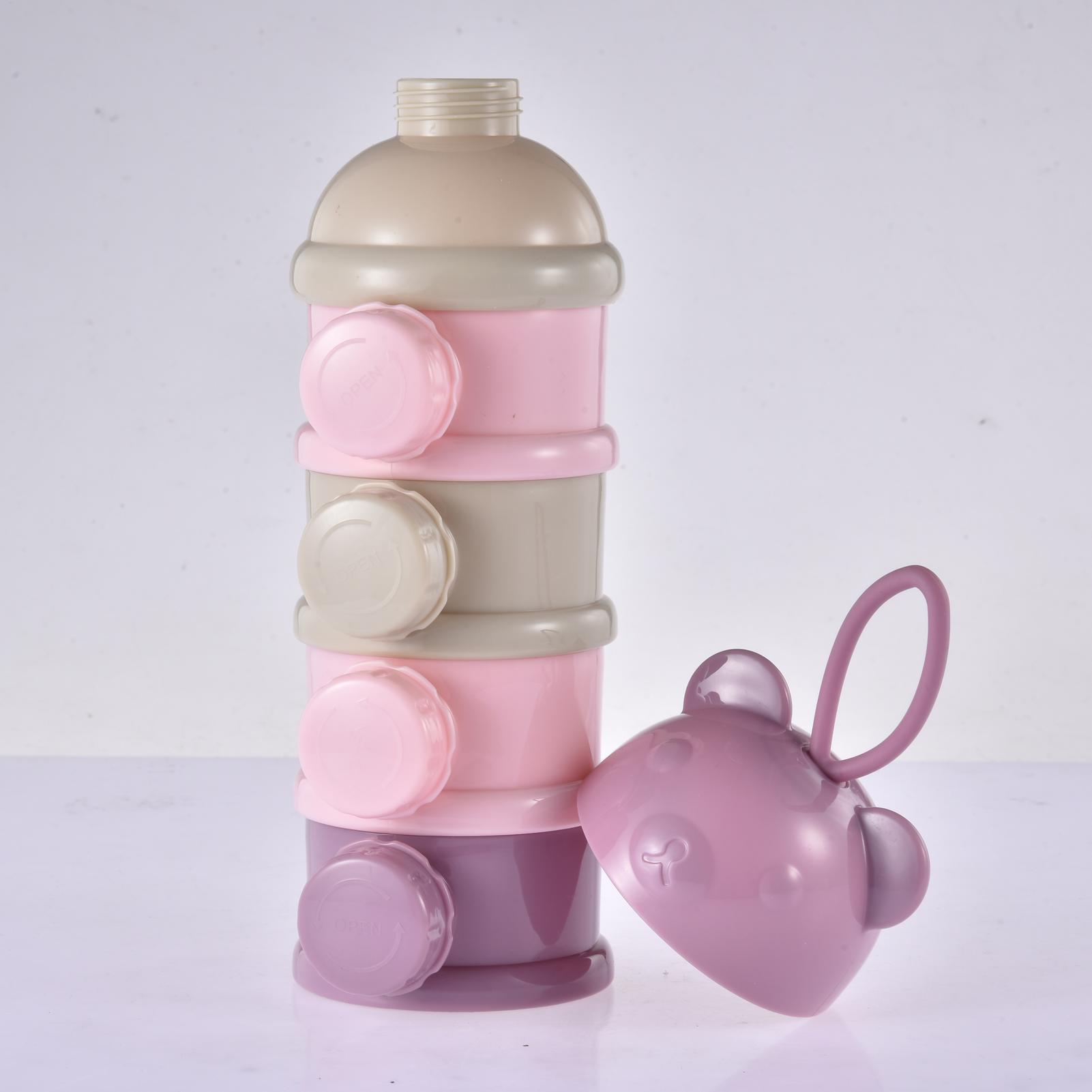 포뮬러 용기 4칸 휴대용 분유 보관함 유아 간식 보관함 - Baby Food Dispenser 리뷰 및 가격