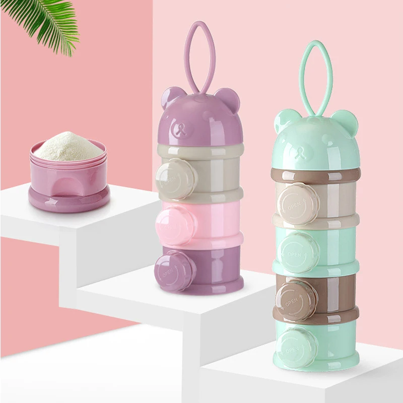 이동식 아기 우유 분말 보관 상자 유아 4 그리드 필수 - Baby Food Essentials 리뷰 및 가격
