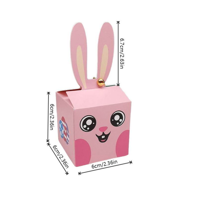 12/24Pcs 만화 토끼 사탕 상자 행복 한 부활절  - Baby Food For 1 Year Old 리뷰 및 가격