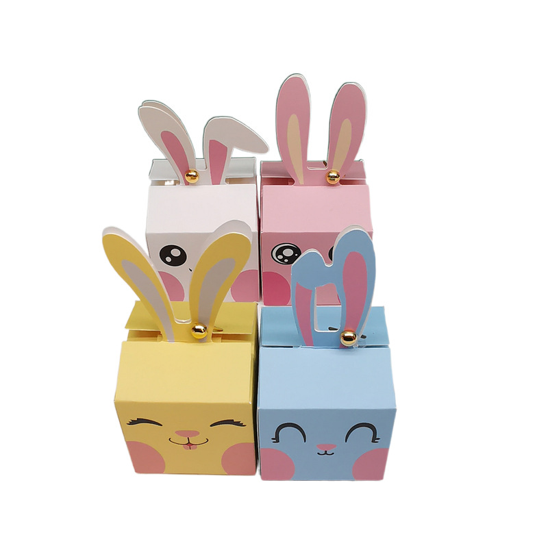 12/24Pcs 만화 토끼 사탕 상자 행복 한 부활절  - Baby Food For 1 Year Old 리뷰 및 가격