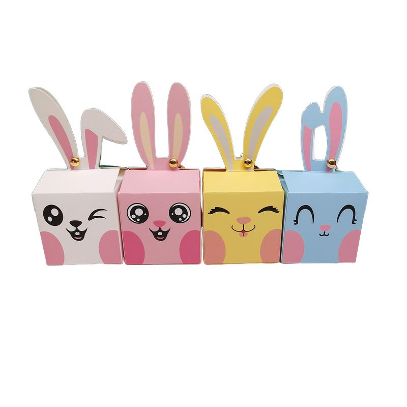 12/24Pcs 만화 토끼 사탕 상자 행복 한 부활절  - Baby Food For 1 Year Old 리뷰 및 가격