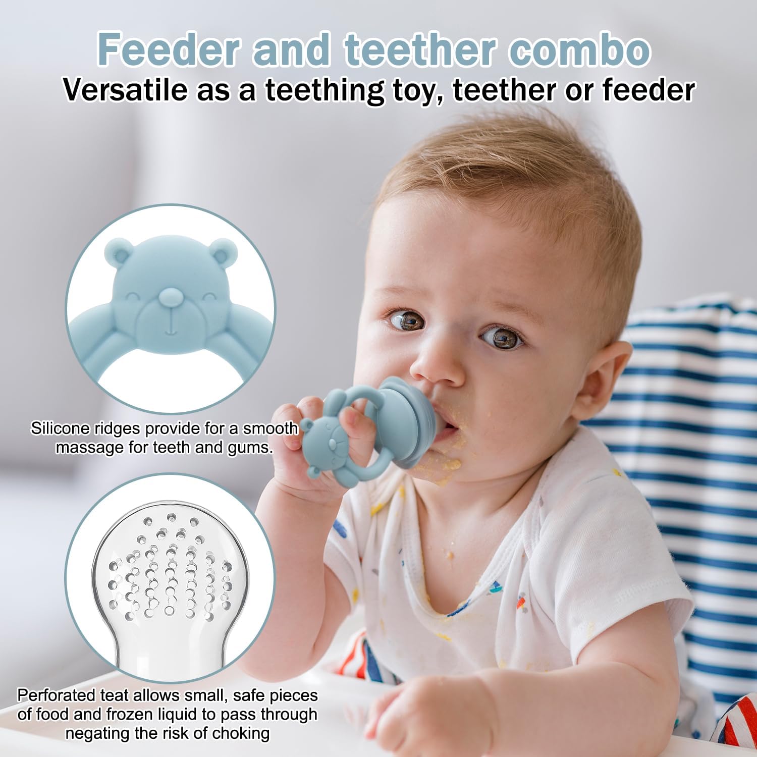 아기 과일&음식 공급기 젖꼭지, 실리콘 공급기 젖꼭지  - Baby Food For 1 Year Old 리뷰 및 가격
