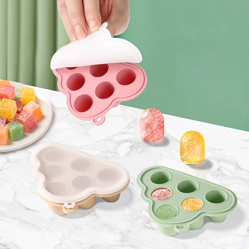 2pcs/1pc 뚜껑이있는 미니 베이비 과일 야채 냉동 - Baby Food Chart 리뷰 및 가격