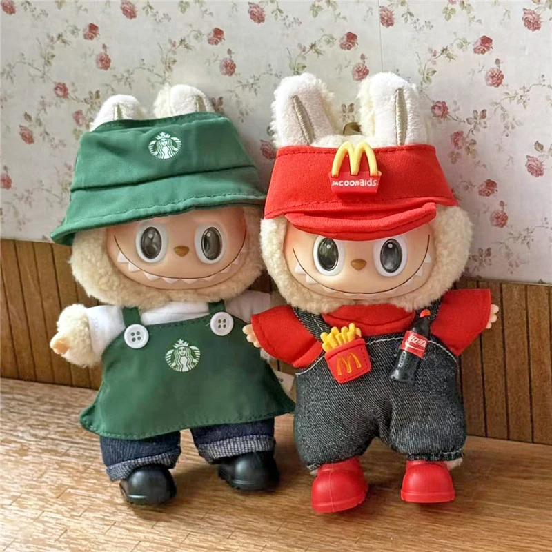 Labubu 인형 용 작업복 복장 의류 패스트 푸드 감 - Baby Food Doll 리뷰 및 가격