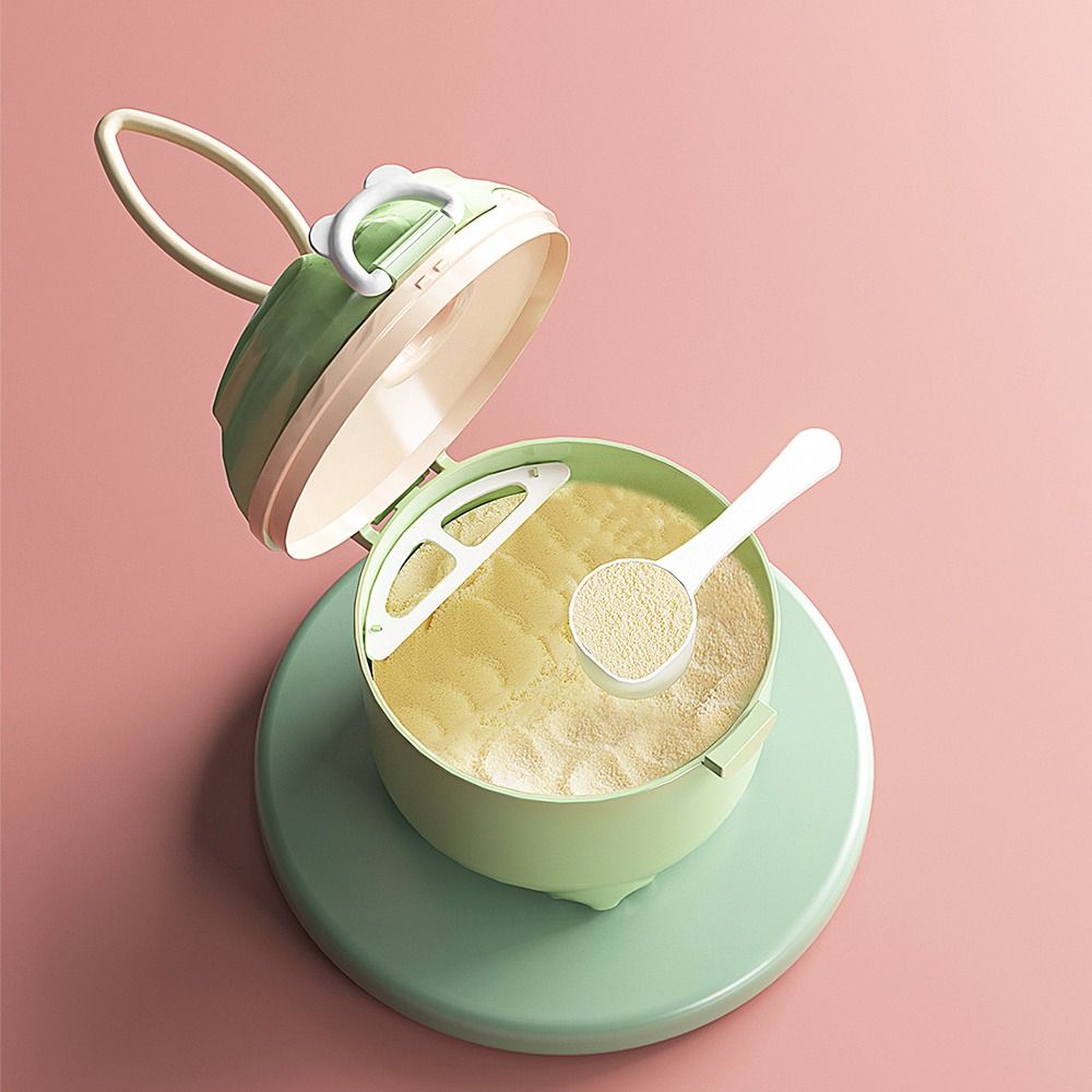 밀크 파우더 스푼이 포함된 밀폐 용기, 만화 캐릭터 식 - Baby Food Essentials 리뷰 및 가격