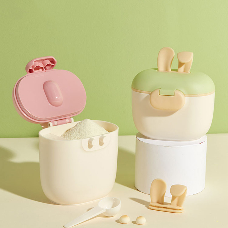 새로운 실리콘 토끼 귀 분유 디스펜서, 분유 용기, 매 - Baby Food Dispenser 리뷰 및 가격