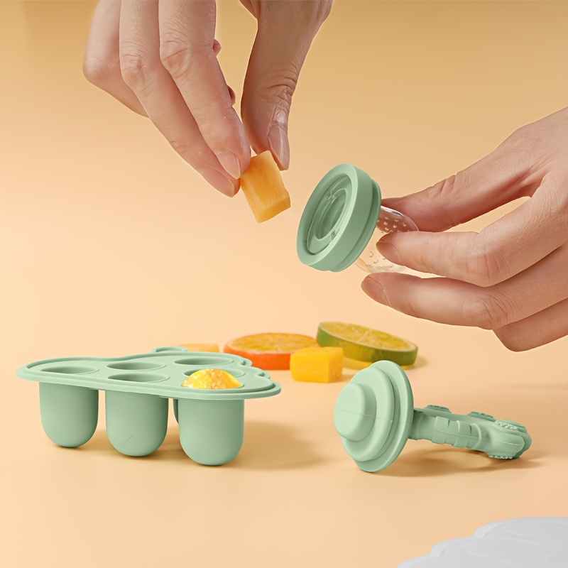 2개입 아기 이유식 세트: 뚜껑 있는 냉동고 몰드가 있 - Baby Food Chart 리뷰 및 가격