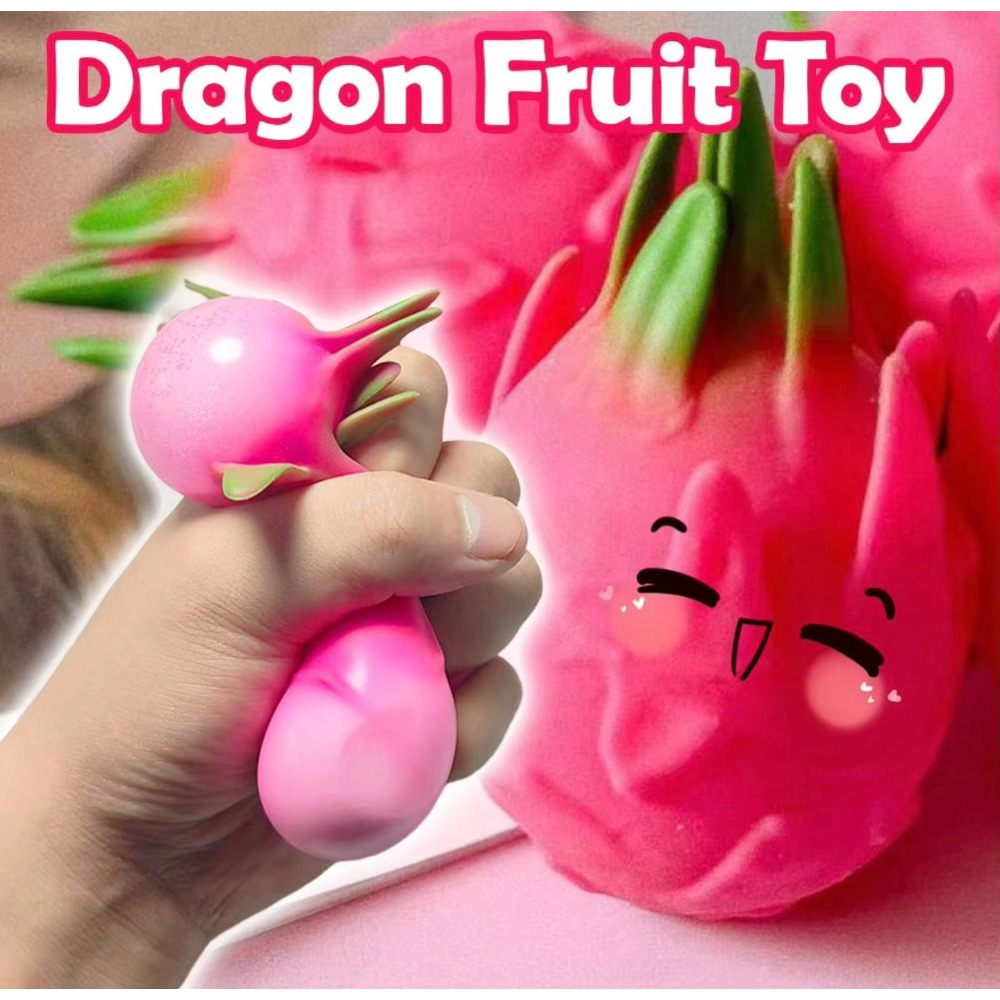 드래곤 프루트 스퀴시 볼 선물용 스퀴시 스트레스 해소  - Baby Food Toy 리뷰 및 가격