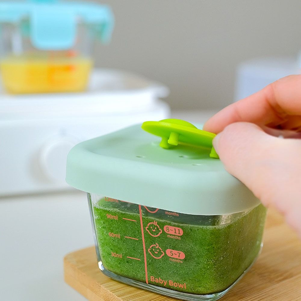 새로운 170ml 식품 보관 용기 냉동 유리 이유식 컵 - Baby Food Jars 리뷰 및 가격