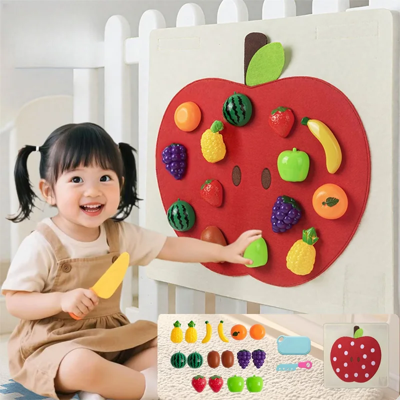 아기 펠트 보드 놀이 음식 장난감 벽 스티커 과일 야채 - Baby Food Under 1 Year 리뷰 및 가격