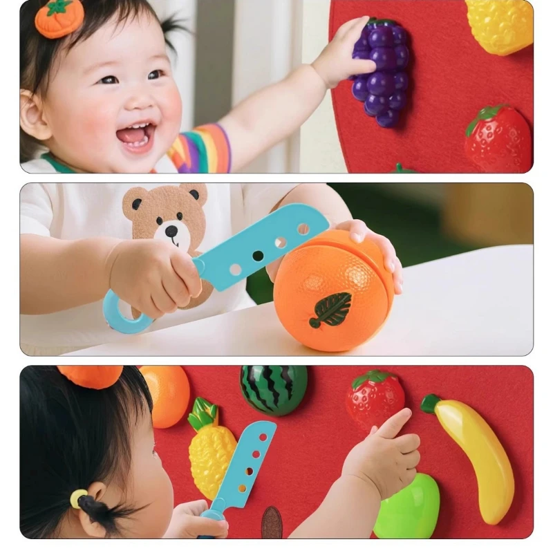 아기 펠트 보드 놀이 음식 장난감 벽 스티커 과일 야채 - Baby Food Under 1 Year 리뷰 및 가격