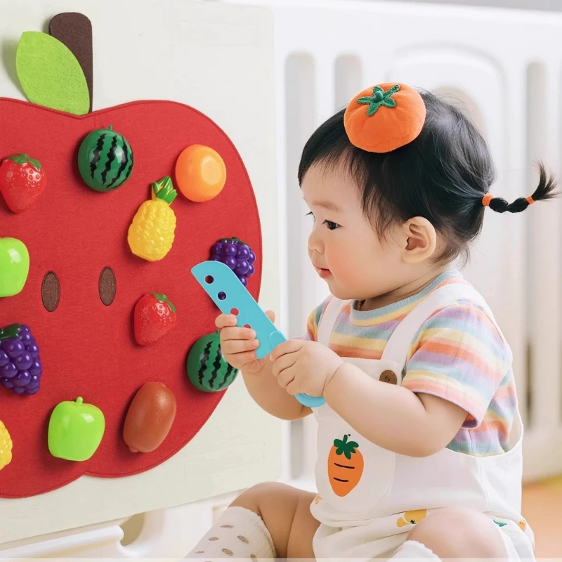 아기 펠트 보드 놀이 음식 장난감 벽 스티커 과일 야채 - Baby Food Under 1 Year 리뷰 및 가격